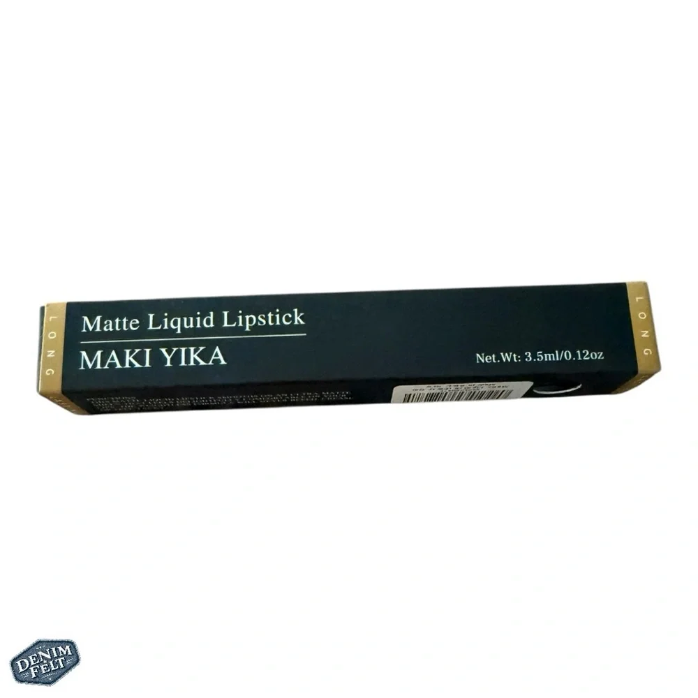 MAKI YIKA Brown Red Color Stay Long Lasting Matte Liquid Lipstick|‎ Party Go!